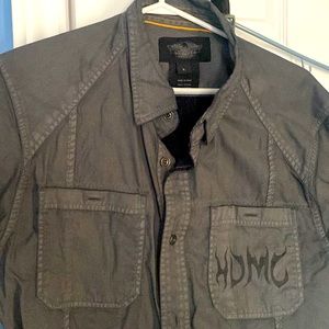 Mens Harley dress shirt! Never worn